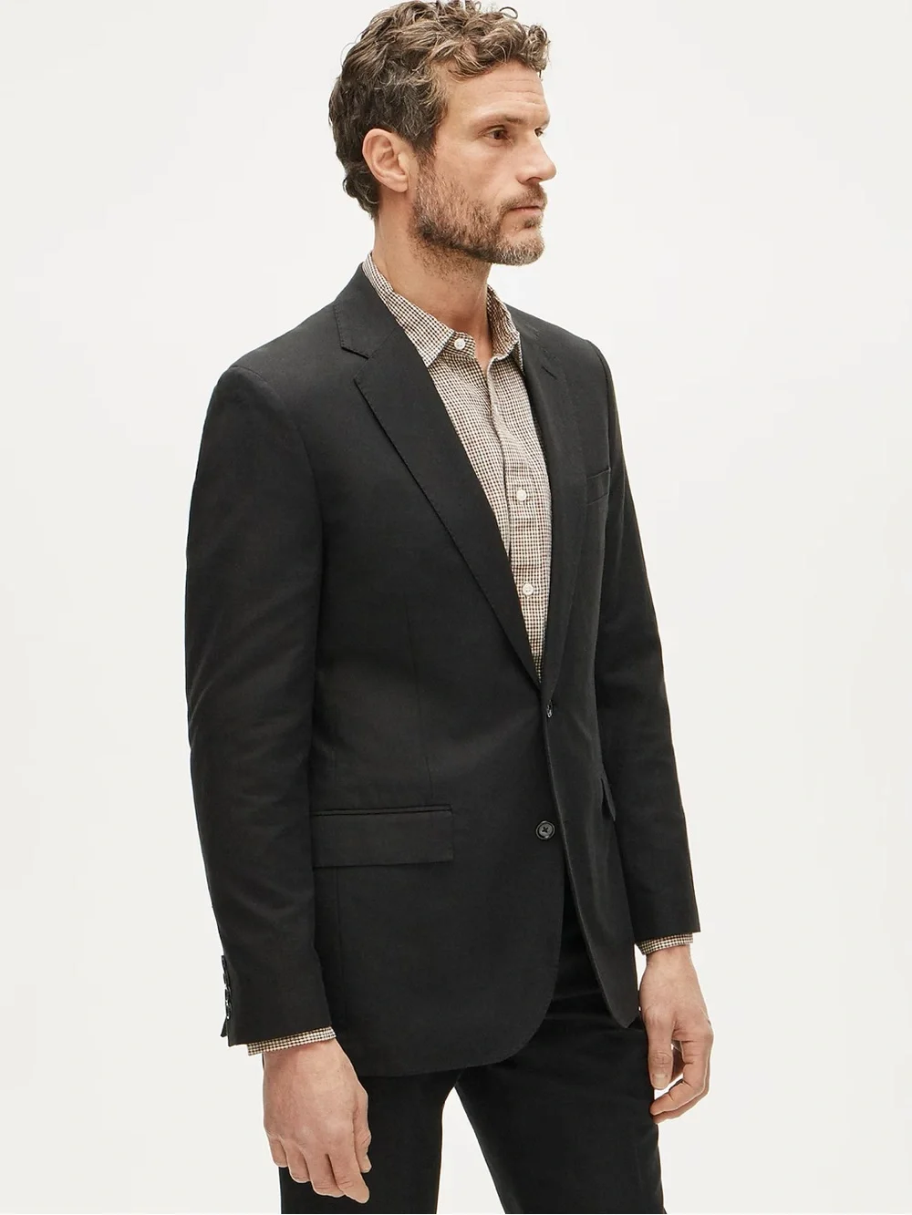 J. CREW Ludlow Slim-fit suit jacket in Baird McNutt Irish cotton-linen 38 R $328